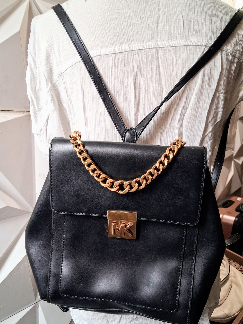 Michael Kors Mindy Medium Flap Backpack